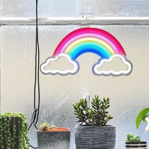 Neon rainbow light